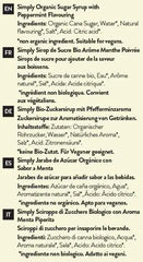 Simply Organic Peppermint Syrup  Adomoo