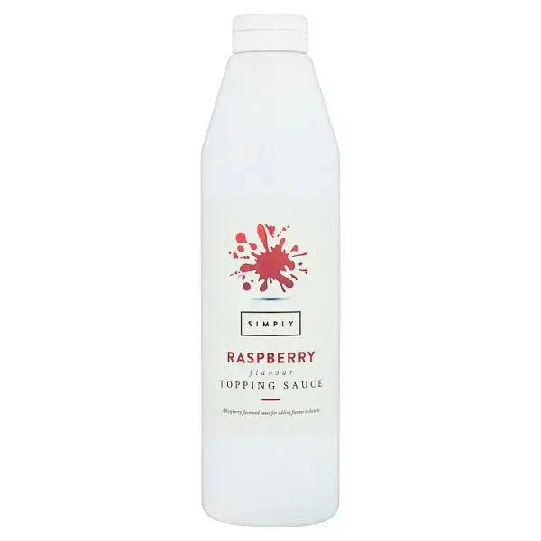 Simply Raspberry Flavour Topping Sauce 1kg  Adomoo