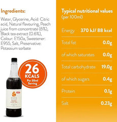 Simply Sugar Free Peach Iced Tea Syrup  Adomoo