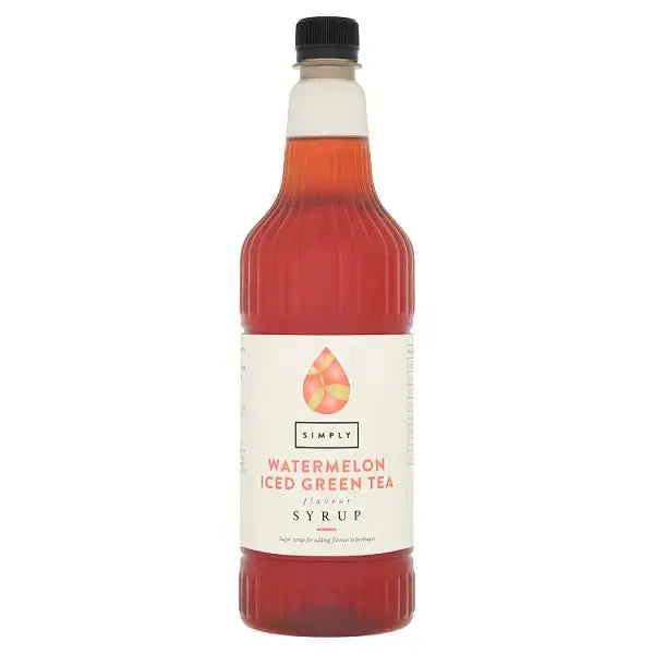 Simply Watermelon Iced Green Tea Flavour Syrup 1ltr  Adomoo