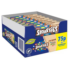 Smarties Milk Chocolate Tube 38g PMP 75p (Case of 24)  Adomoo