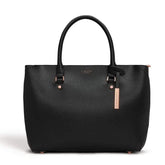 Sophie Black Vegan Tote Bag Adomoo
