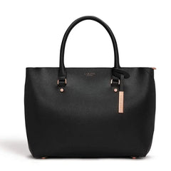 Sophie Black Vegan Tote Bag Adomoo