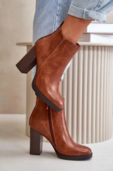 Step in style Women's ankle boots made of eco leather  Adomoo