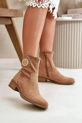 Step in style Women's ankle boots with a low heel from the Jezzi brand  Adomoo