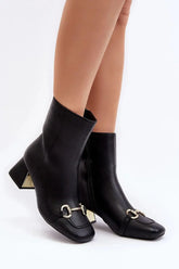 Step in style women's boots made of eco leather  Adomoo