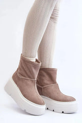 Step in style women's buskin boots made of natural leather  Adomoo