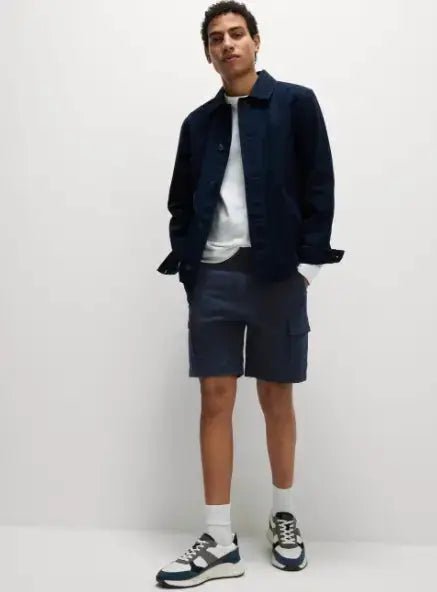 Straight Fit Stretch Cargo Short  Adomoo