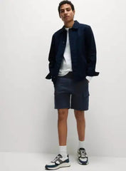 Straight Fit Stretch Cargo Short  Adomoo