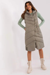 Sublevel Quilted insulated vest with hood Adomoo