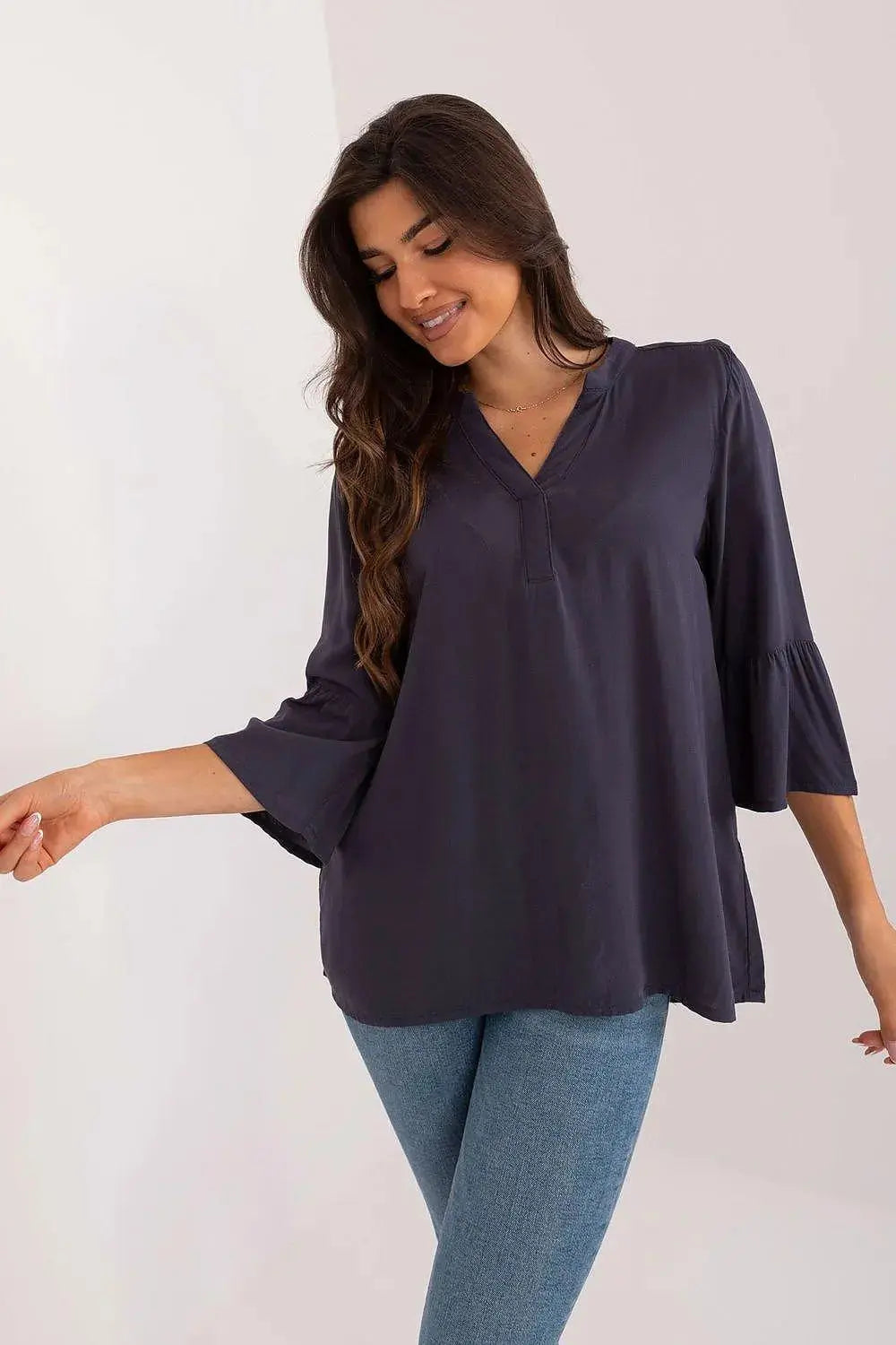 Sublevel high-quality viscose casual style blouse  Adomoo