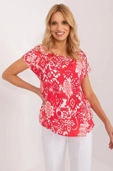 Sublevel unique design and lightweight material blouse  Adomoo