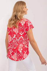 Sublevel unique design and lightweight material blouse  Adomoo