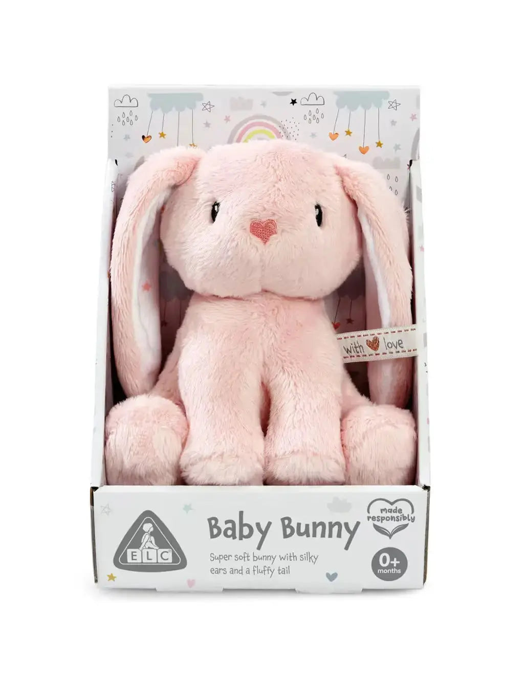 ELC Super-Soft Baby Bunny In Pink  Adomoo