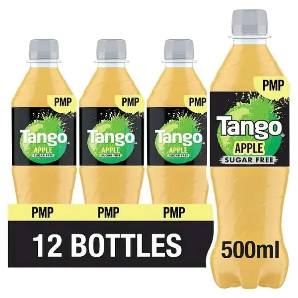 Tango Apple Sugar Free Bottles PMP 12 x 500ml (Case of 12)  Adomoo