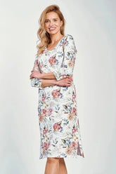 Taro half-circle neckline and loose nightgown Adomoo