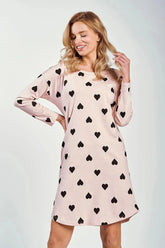 Taro half-circle neckline and loose nightgown Adomoo