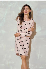 Taro half-circle neckline and loose nightgown  Adomoo