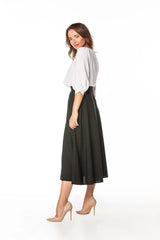Tessita fashionable elegant mid-calf skirt  Adomoo