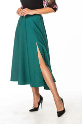 Tessita high-quality elegant mid-calf skirt Adomoo