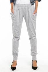 Tessita sweatpants with pockets and a ribbed leg  Adomoo