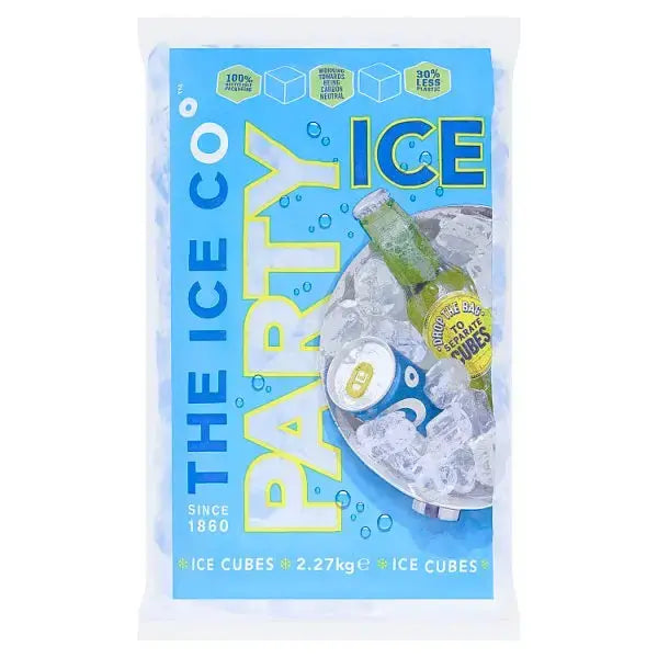 The Ice Co Party Ice Cubes 2.27kg  Adomoo