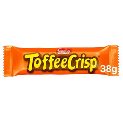 Toffee Crisp Milk Chocolate Bar 38g (Case of 24) Adomoo