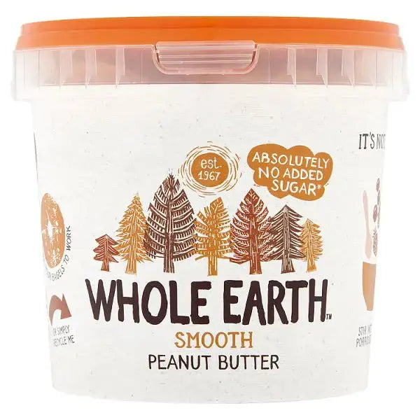 Whole Earth Smooth Peanut Butter 1kg  Adomoo
