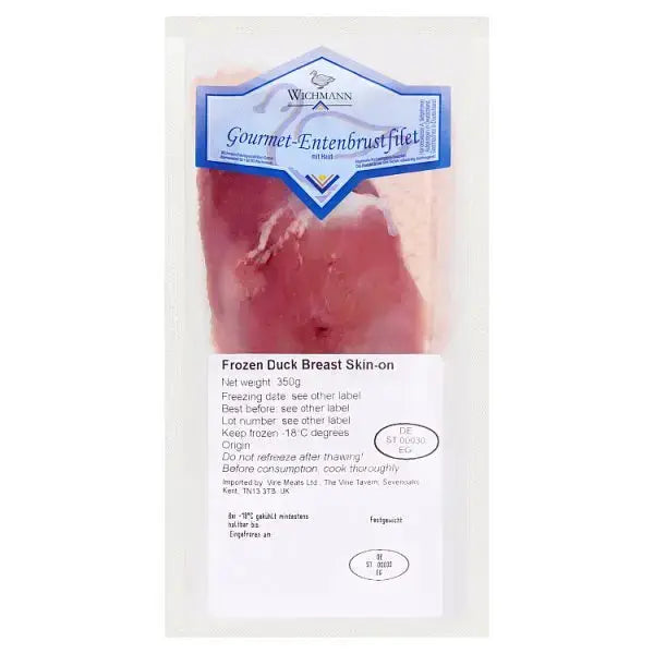 Wichmann Frozen Duck Breast Skin-On 350g  Adomoo