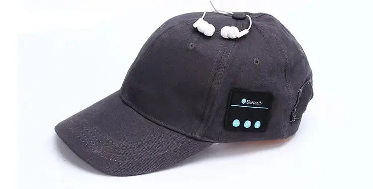 Wireless Headphones Bluetooth Earphone MusicCap Men Women Outdoor Leisure Hands-free Call Baseball Hat For Mobile Phone  Adomoo