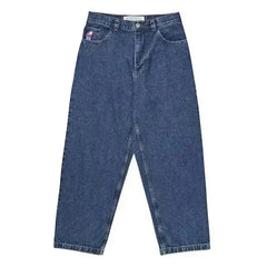 Y2K Big boy Jeans for Men Streetwear Baggy Jeans Embroidery Denim  Adomoo