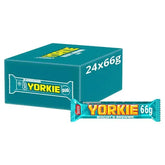 Yorkie DUO Biscuit & Brownie Flavour Milk Chocolate Bar 66g (Case of 24) Adomoo