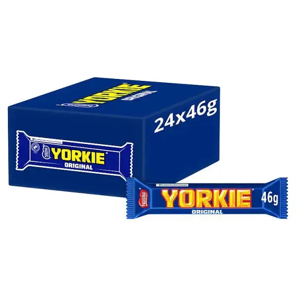 Yorkie Milk Chocolate Bar 46g (Case of 24)  Adomoo