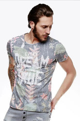 YourNewStyle Men's colourful t-shirt Adomoo