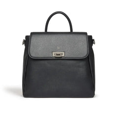 Zuri Black Vegan Backpack  Adomoo