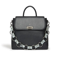 Zuri Black Vegan Backpack  Adomoo