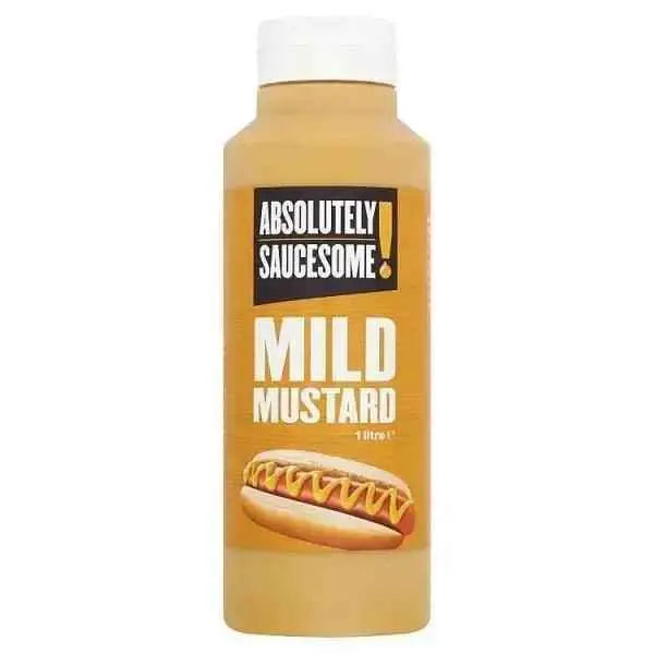 Absolutely Saucesome! Mild Mustard 1 Litre  Adomoo