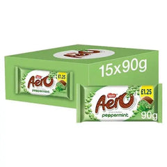 Aero Peppermint Mint Chocolate Sharing Bar 90g  Adomoo