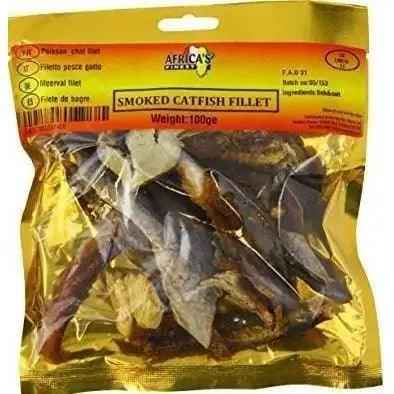 Africa's Finest Smoked Catfish Fillet 100g, 200g  Adomoo