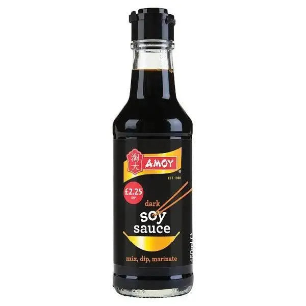 Amoy Dark Soy Sauce 150ml, Versatile and Flavorful (Case of 6)  Adomoo