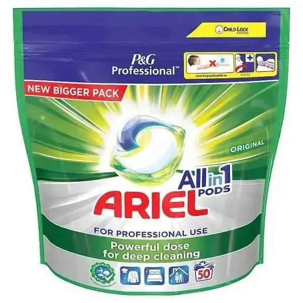 Ariel All In 1 Professional Pods Washing Liquid Capsules Regular 100 Washes  Adomoo