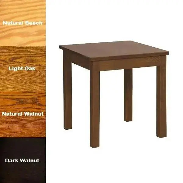 Arundel Wooden Table 70x70cm in Light Oak  Adomoo
