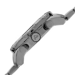 August Steiner Mens AS8130BK Black Multifunction Swiss Quartz Watch with Black Dial and Black Gold Bracelet  Adomoo