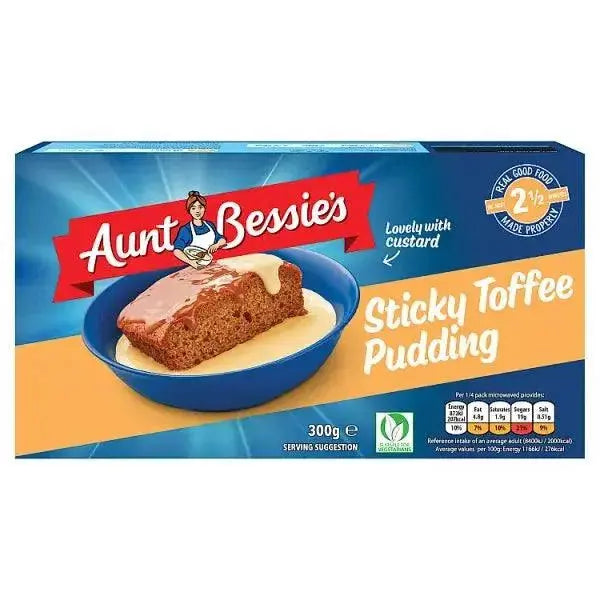 Aunt Bessie's Sticky Toffee Pudding 300g (Case of 6)  Adomoo