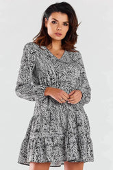 awama A470 mini dress with long sleeves  Adomoo