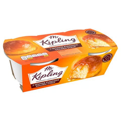 Mr Kipling Golden Syrup Sponge Pudding Desserts 2 x 95g (Case of 4)  Adomoo