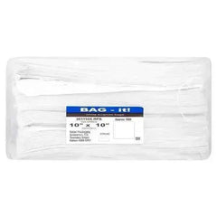 Bag It, White Sulphite Bags 10" x 10", 8.5" x 8.5" Strung Approx 1000  Adomoo