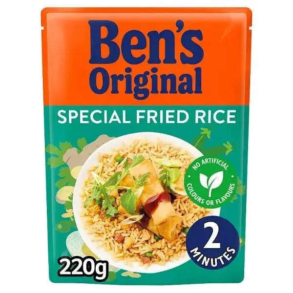 Bens Original Special Fried Microwave Rice 220g (Case of 6)  Adomoo