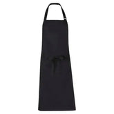 Bib Apron Black Detail Non Tangle Ties Size Adjuster Adomoo