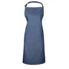 Bib Apron Denim Black, Blue, Grey, Indigo Adomoo